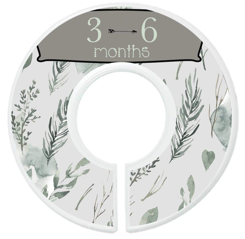Mumsy Goose Baby Boy Clothes Dividers Nursery Closet Dividers Rustic Mountains - Image 3